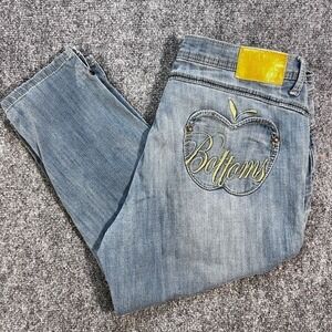 Vintage Y2K Apple Bottoms Jeans Capri Jeans Womens Size 16 VTG